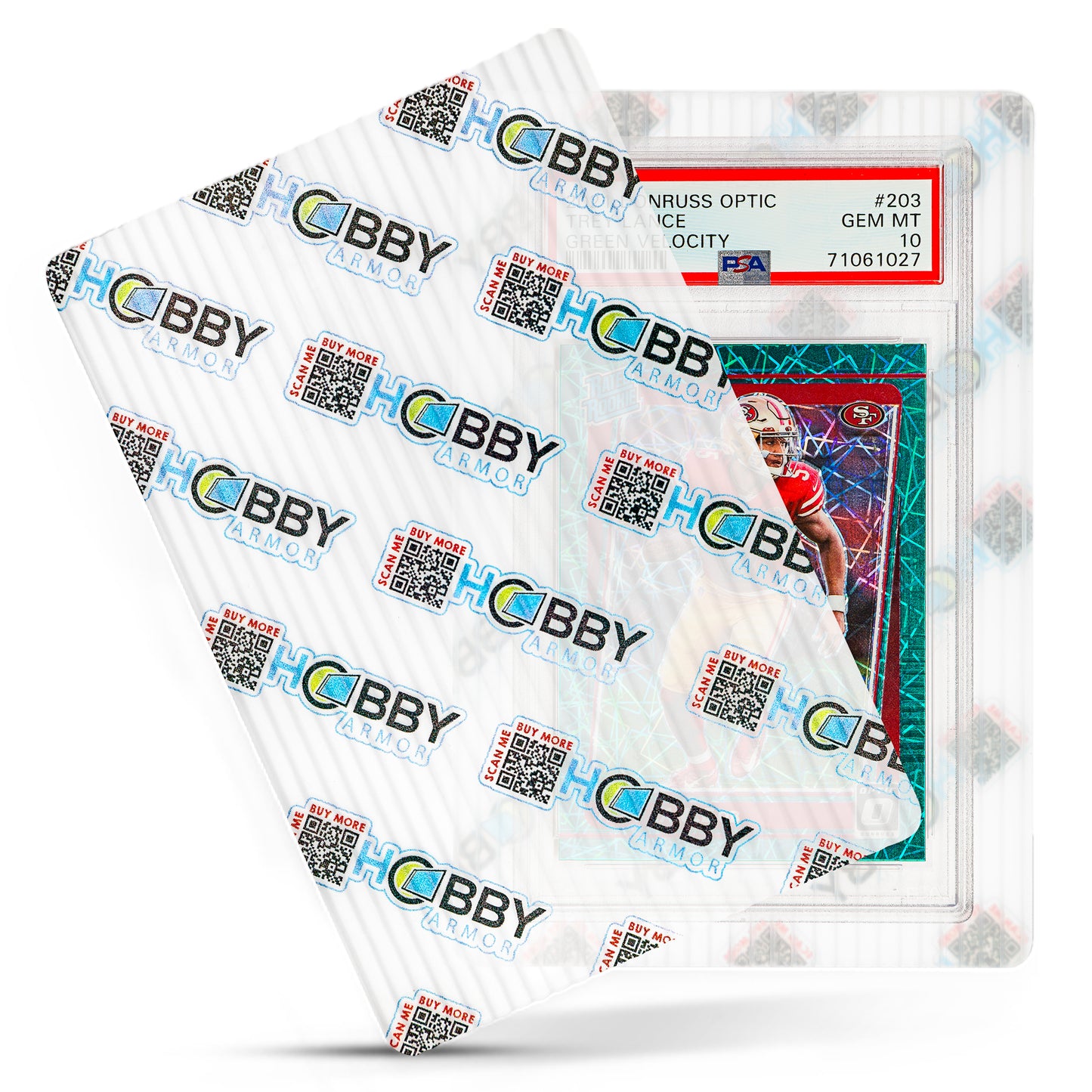 Translucent Plastic Graded Card Shipping Protectors - 4" x 6"