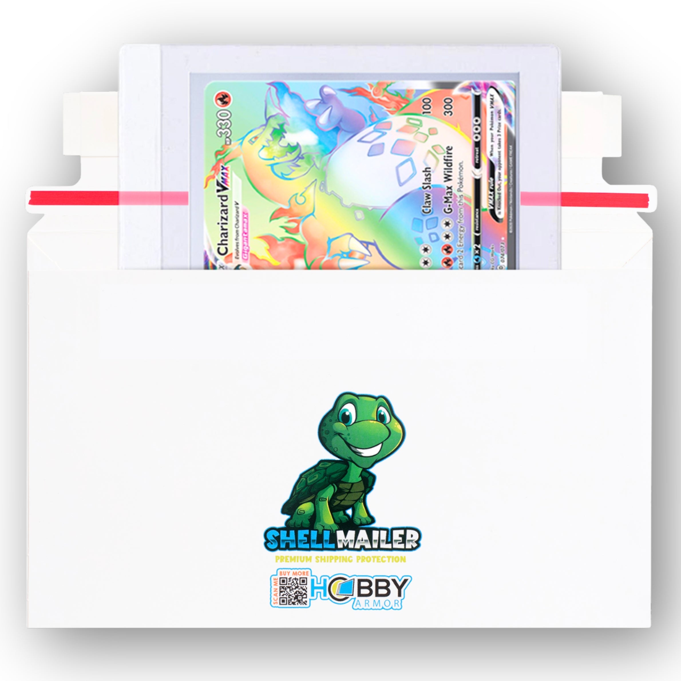 Hobby Armor Shell Mailer  Trading Card Shipping Envelopes 7" x 4.35" 50 Pack