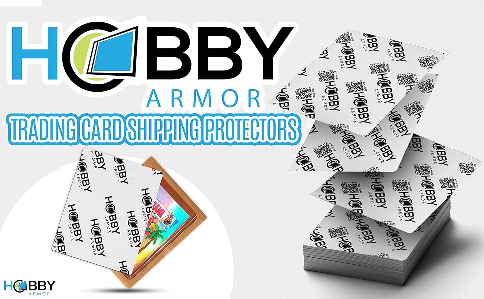 Hobby Armor Trading Card Shipping Protectors - 4" x 6"