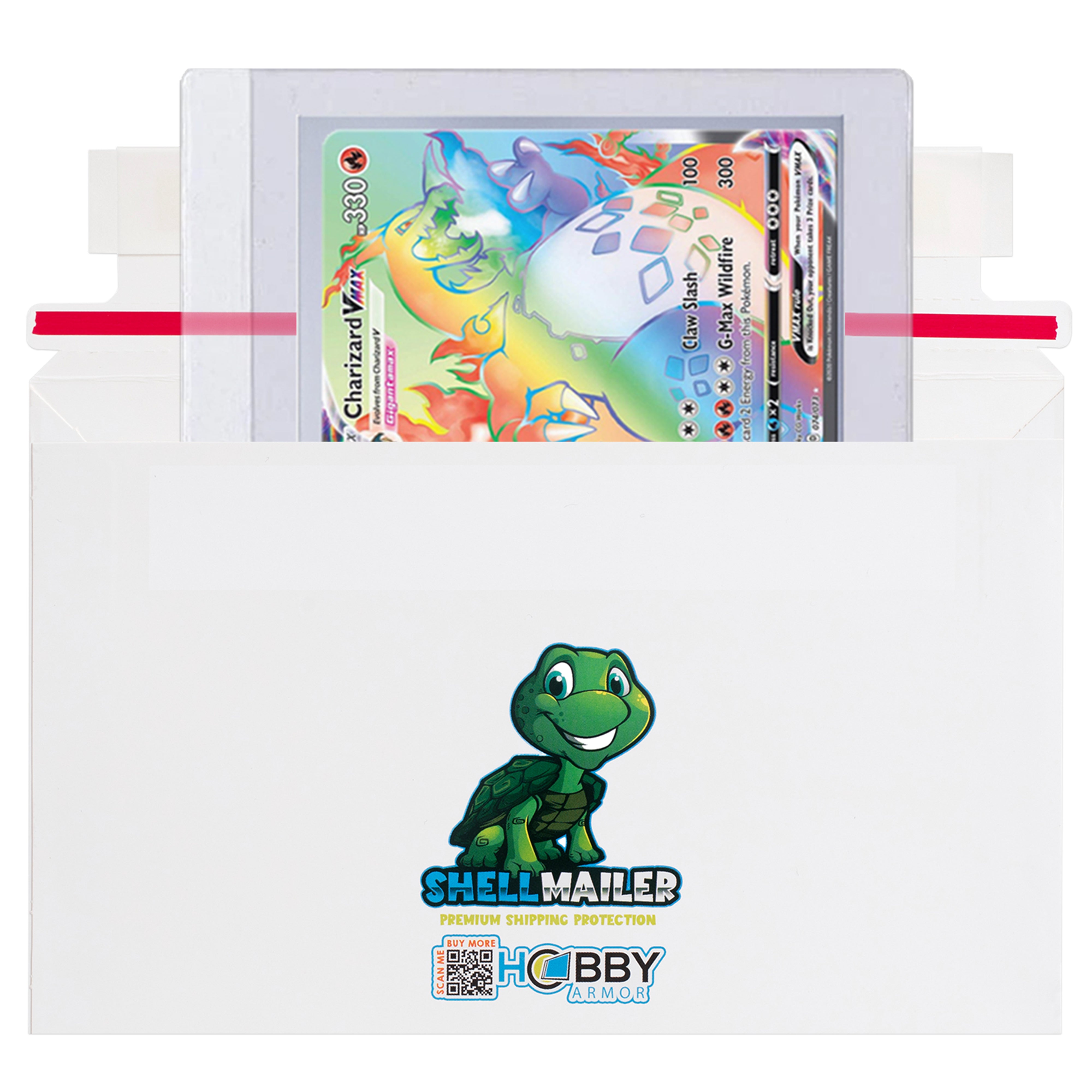 Hobby Armor Shell Mailer Trading Card Envelopes – 50 Pack, 7