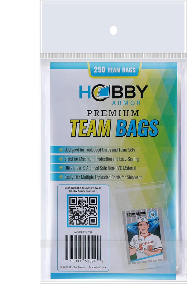 1000 Pack Team Bags - Perfect Fitting Custom Size