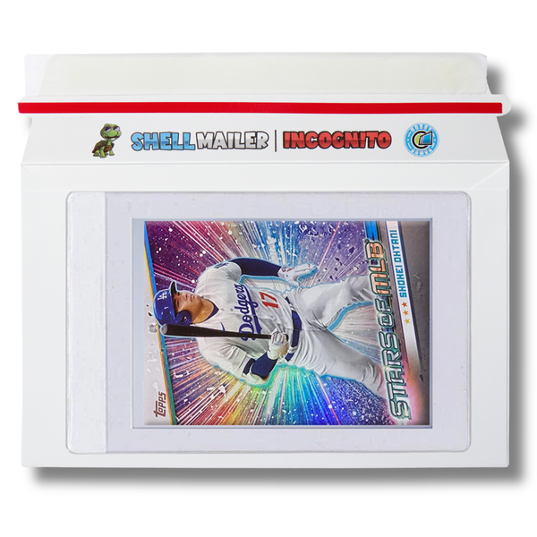 Shell Mailer Incognito Trading Card Envelopes - 7" x 4.35"