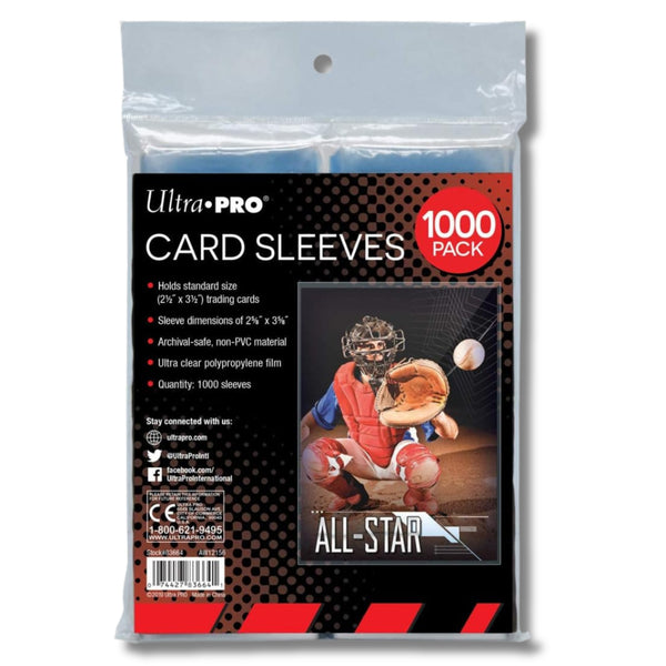 Ultra Pro Trading Card Penny Sleeves 2.5" x 3.5"